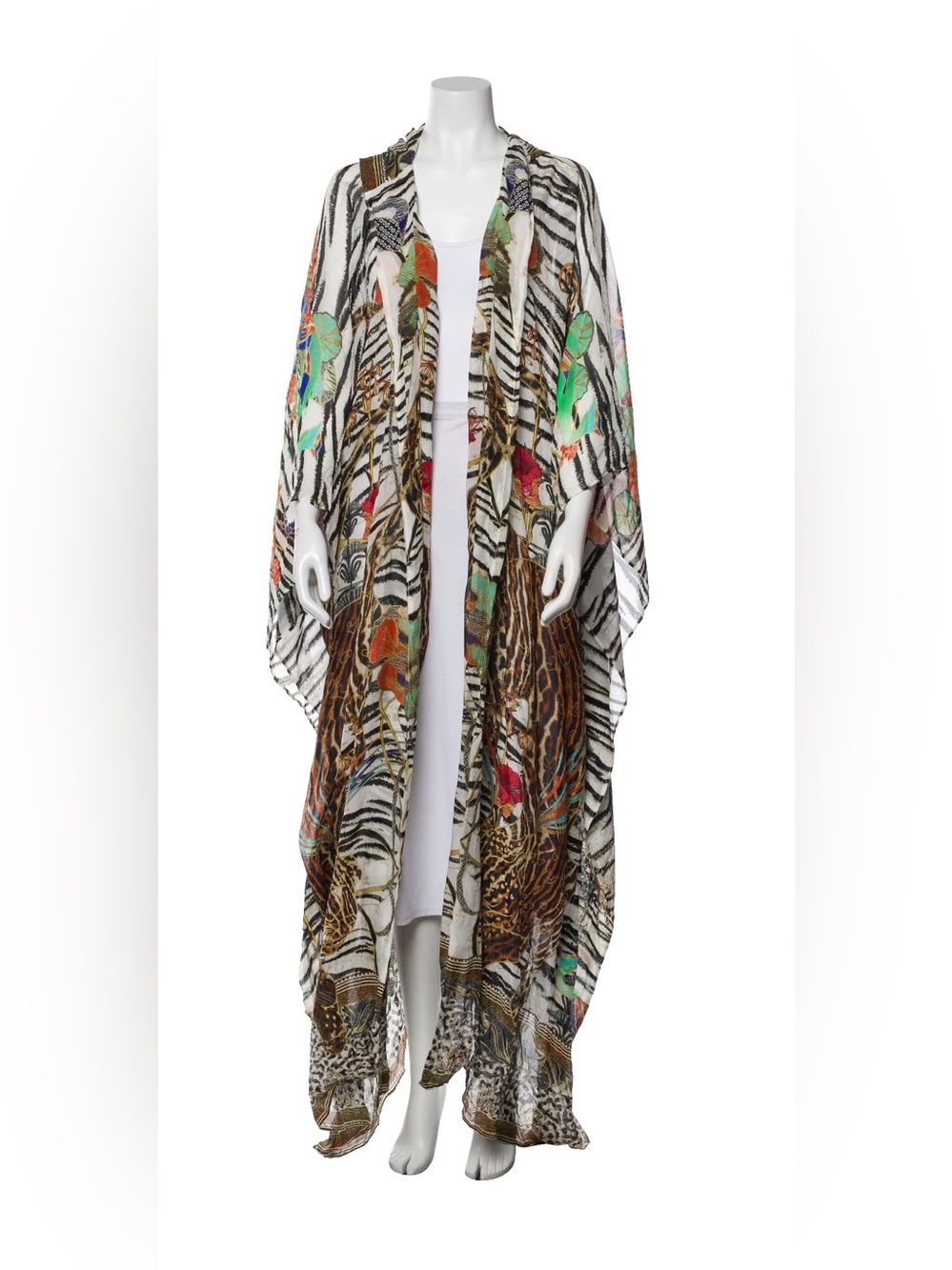 Camilla Multicolor Animal & Floral Print Lightweight Duster - Picture 1 of 11